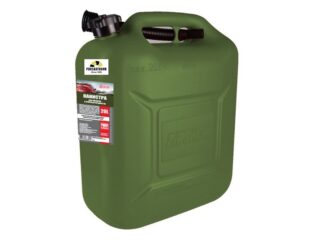 Канистра 3ton PROFI 20л ОЛИВКОВАЯ для топлива с крышкой и лейкой