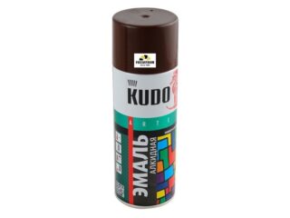 Краска аэрозоль "KUDO" коричневая (520 мл) KU-1012