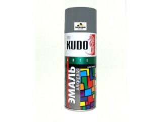 Краска аэрозоль "KUDO" темно-серая (520 мл) KU-1016