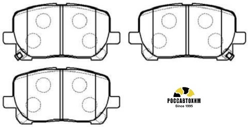 Колодки тормозные дисковые HSB HP5097