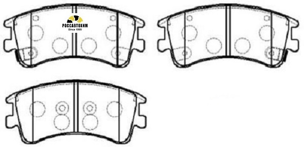Колодки тормозные дисковые HSB HP5141