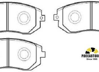 HP8422 Колодки тормозные дисковые