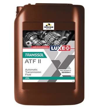 Масло трансмиссионное TRANSSOL ATF II 20л LUXE