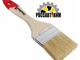 Кисть Малярная  плоская HEADMAN" BASIC " нат. щетина 2,5" (63ММ)  / 682-005/