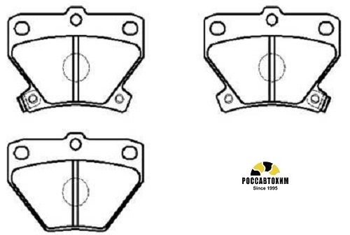 Колодки тормозные дисковые HSB HP5153