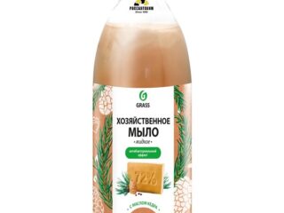 Жидкое мыло хозяйственное с маслом кедра GRASS 1л