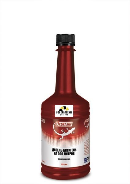 Антигель 3ton ТТ-311 дизель на 500л (концентрат) DIESEL FUEL ANTI-GEL 521мл