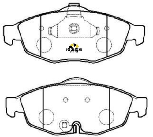 Колодки тормозные дисковые HSB HP5159