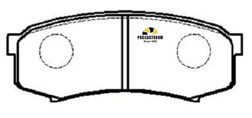 Колодки тормозные дисковые HSB HP5037