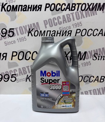 Масло моторное MOBIL SUPER 3000 XE 5W30 5л 157309