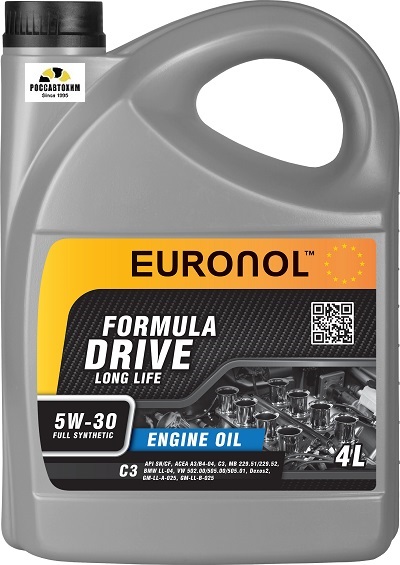 Масло моторное EURONOL DRIVE FORMULA LL 5w-30 С3 4L 80007