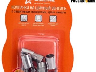 Колпачок камеры (металл) AVC-04 с защит. манж. 4+ 4шт