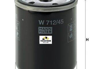 Фильтр масляный MANN W712/45