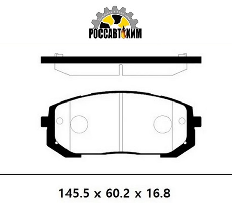 HP5424 Колодки тормозные дисковые