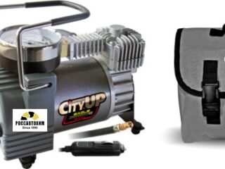 Компрессор CITY UP EAGLE (40л/мин/10А) 215W в прикуриватель+крокодилы AC582