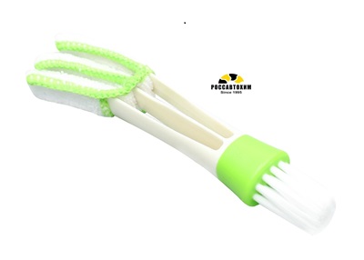 Щетка TORSO для чистки труднодост.мест в авто., 16 см, зелёный 2579629