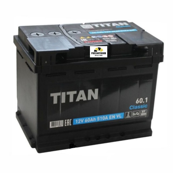 АКБ Титан-Classic 60А/ч п/п