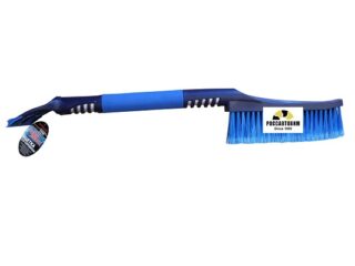 Щетка со скребком, синяя AL-101