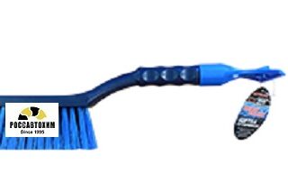 Щетка со скребком, синяя AL-113