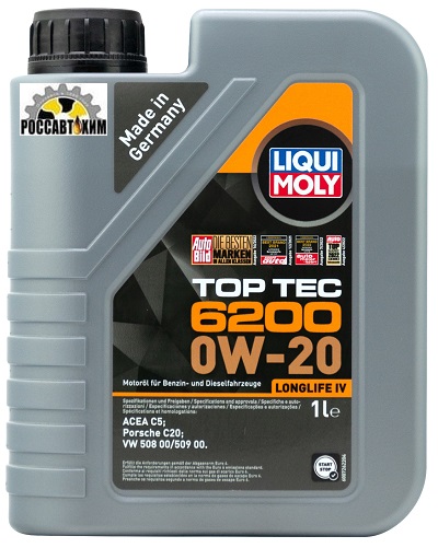 Масло моторное LIQUI MOLY Top Tec 6200 0W20 1л 20787
