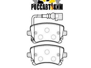 Колодки тормозные дисковые HP8543