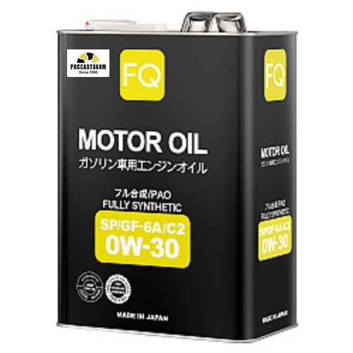 Масло моторное FQ FULLY SYNTHETIC (PAO) SP/GF-6A/C2 0W-30 4л