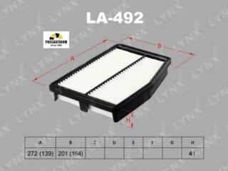 Фильтр воздушный LYNXauto LA-492