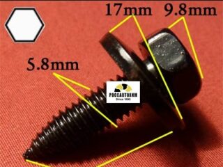 M2074 Автокрепеж металлический