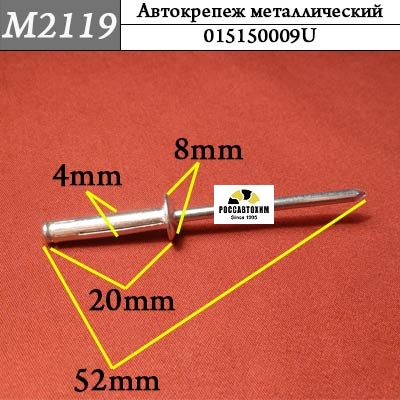 M2119 Автокрепеж металлический