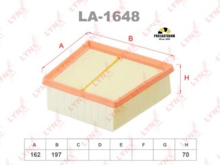 Фильтр воздушный LYNXauto LA-1648