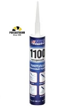 Герметик ABRO прозрачный 280 мл силиконовый, Китай ( катридж )