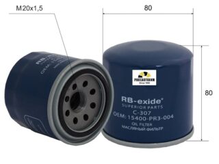 C-307/C-023E RB-exide OEM 26300-02750 фильтр масляный