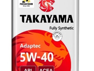 Масло моторное TAKAYAMA 5W40 Adaptec 1л метал (605586)
