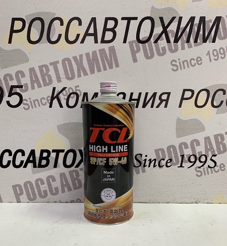 Масло моторное TCL High Line, Fully Synth, SP/CF, 5W40, 1л H0010540SP