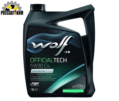 Масло моторное WOLF OFFICIALTECH 5W30 C4 5L