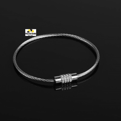 Брелок для ключей TORSO, стальной трос, 16 см 9348416