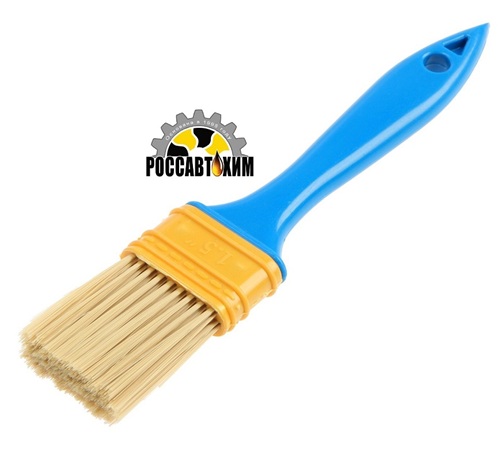 Кисть плоская ЛОМ промо, искусственная щетина, пластиковая рукоятка, 1.5", 38 мм 9845879