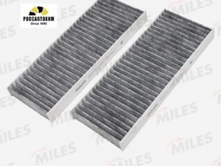 Фильтр салонный угольный MILES AFC2238 (2 штуки)