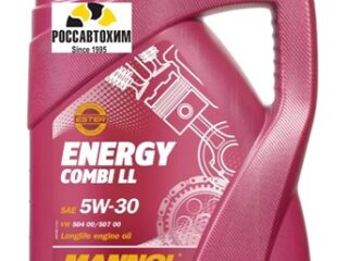 Масло моторное MANNOL 5w30  Energy Сombi LL MN7907  (акция 4+1л). синт. SN/CF