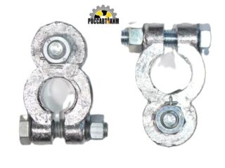 Клемма АКБ (свинец с крепежем , усиленная)