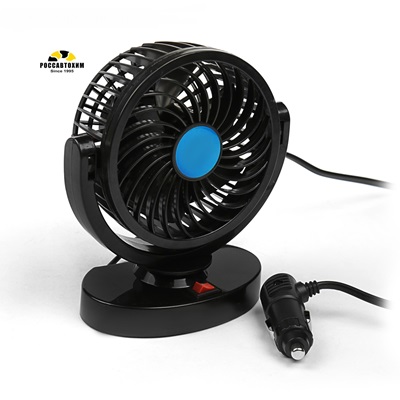 Вентилятор салона TORSO, 12 В, поворотный 360°