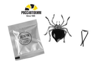 Украшение в дефлектор автомобиля, Паук, черный  5099305