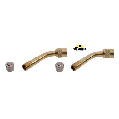 Удлинитель вентиля TORSO, металлический, угол 135°, набор 2 шт 7573544