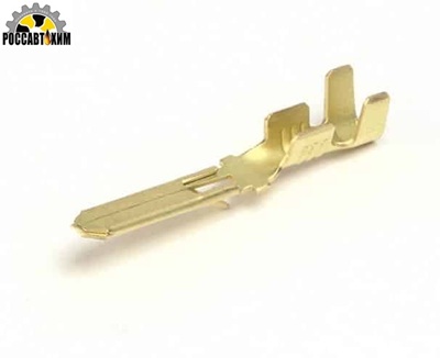 Контакт штыревой серии 2,8 мм (с фиксацией) под сечение 0,5-1,0 кв.мм. AX382 CARGEN