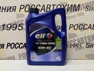 Масло моторное ELF 10W40 Evolution 700 TD SL/CF NEW 4л п/с
