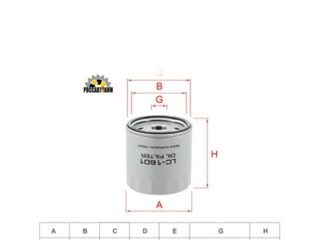 Фильтр масляный LYNXauto LC-1601 (W9050)