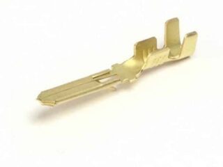 Разъем "Cargen" (папа) малый 2,8 под сечение 0,5-1,0 мм (с фиксацией, штырь (Male)