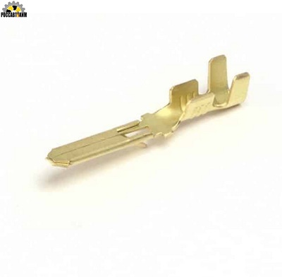 Разъем "Cargen" (папа) малый 2,8 под сечение 0,5-1,0 мм (с фиксацией, штырь (Male)