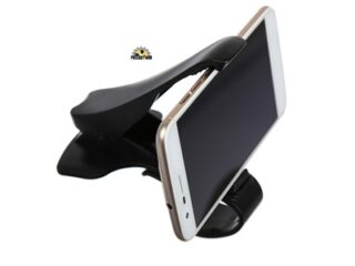 Держатель для телефона на панель в машину Cartage, прищепка, чёрный