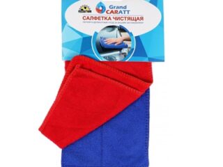 Тряпка для мытья авто, Grand Caratt, микрофибра, 180 г/м², 25×25 см, набор 3 шт 5391067